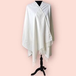 MIXIT Off White Soft Knit Wrap sz ONESIZE